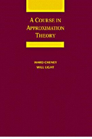 Cover of A Course in Approximation Theory