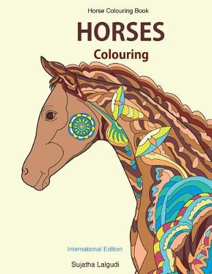 Book cover for Horse Colouring Book