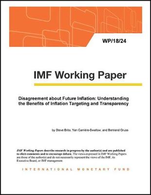 Book cover for Disagreement about Future Inflation