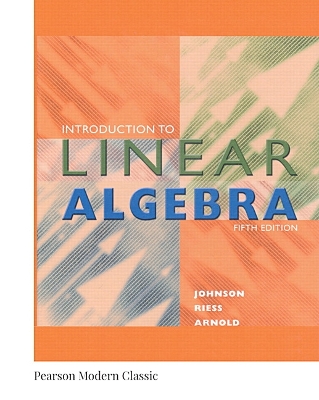 Book cover for Introduction to Linear Algebra (Classic Version)