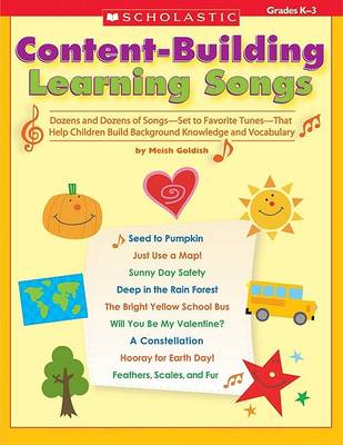Book cover for Content-Building Learning Songs, Grades K-3