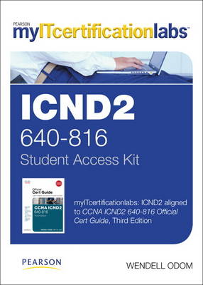 Book cover for CCNA ICND2 (640-816) MyITCertificationlab -- Access Card