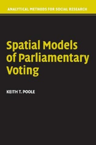 Cover of Spatial Models of Parliamentary Voting