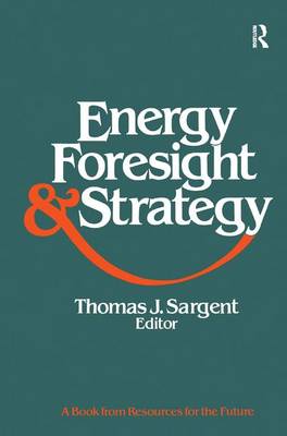 Book cover for Energy, Foresight, and Strategy