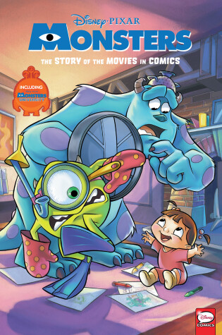 Cover of Disney/PIXAR Monsters Inc. and Monsters University: The Story of the Movies in Comics