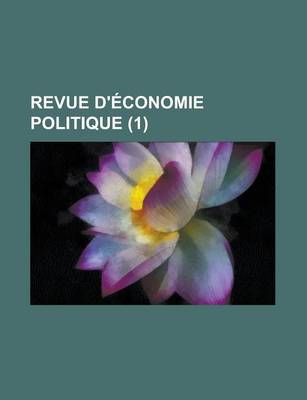 Book cover for Revue D'Economie Politique (1 )