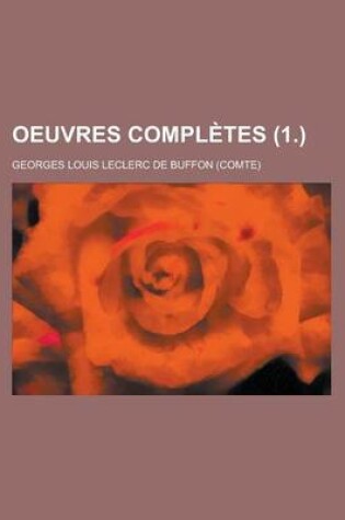 Cover of Oeuvres Completes (1.)