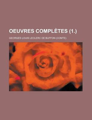 Book cover for Oeuvres Completes (1.)