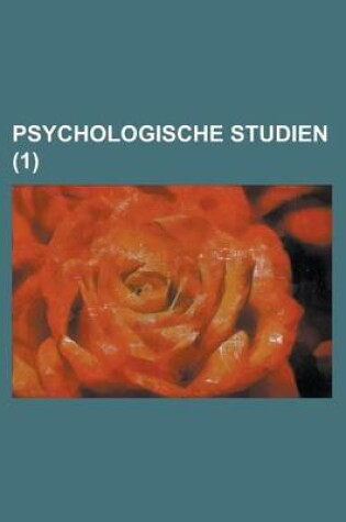 Cover of Psychologische Studien (1 )