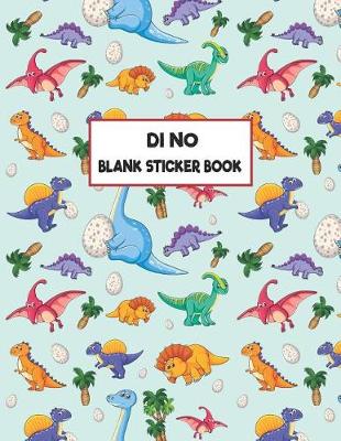 Book cover for Dino Blank Sticker Book