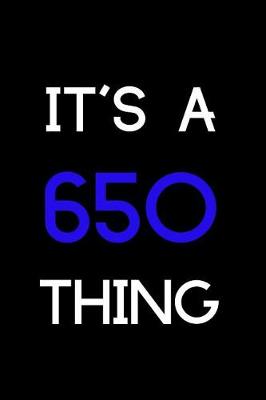 Book cover for It's a 650 Thing