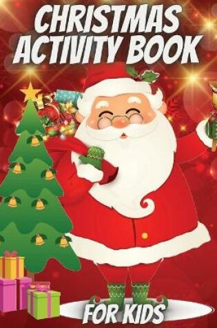 Cover of Christmas activity book for kids