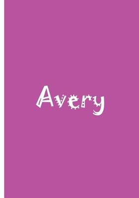 Book cover for Avery - Personalized Notebook
