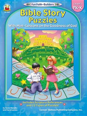 Book cover for Bible Story Puzzles, Grades Pk - K