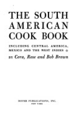 Cover of The South American Cook Book