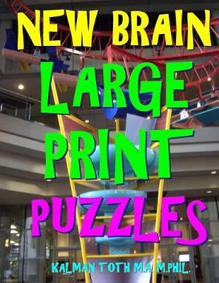 Book cover for New Brain Large Print Puzzles