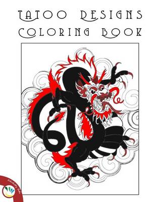 Book cover for Tattoo Designs Coloring Book