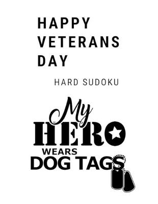 Book cover for My Hero Wears Dog Tags Happy Veterans Day