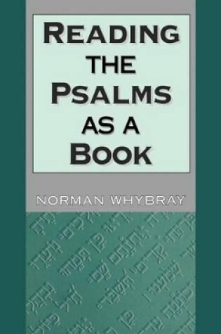 Cover of Reading the Psalms as a Book