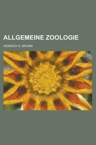 Cover of Allgemeine Zoologie