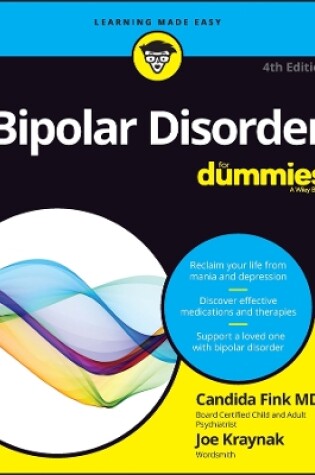 Cover of Bipolar Disorder For Dummies 4th Edition