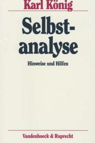 Cover of Selbstanalyse