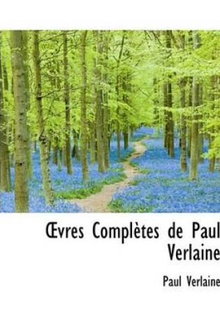 Cover of Vres Completes de Paul Verlaine