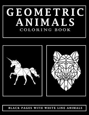Book cover for Geometric Animals Coloring Book