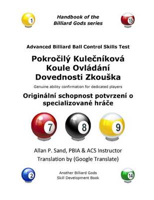 Book cover for Advanced Billiard Ball Control Skills Test (Czech)