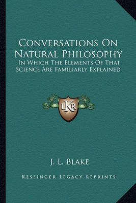 Cover of Conversations on Natural Philosophy
