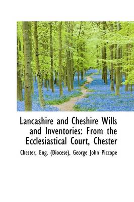 Book cover for Lancashire and Cheshire Wills and Inventories