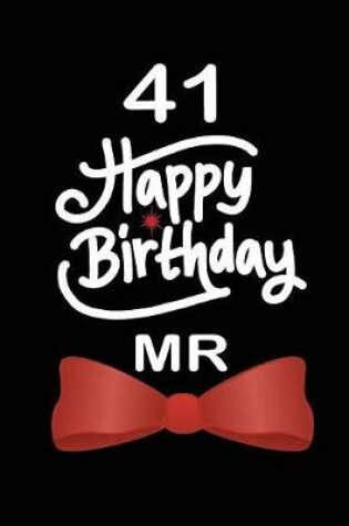 Cover of 41 Happy birthday mr