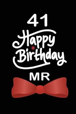 Book cover for 41 Happy birthday mr