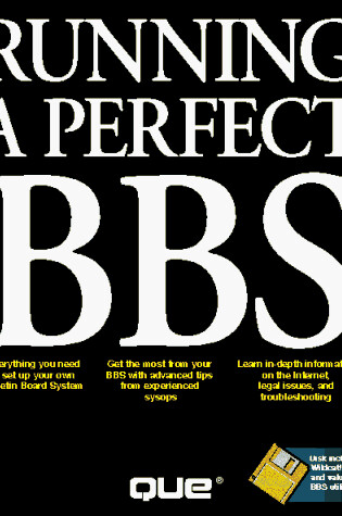 Cover of Running a Perfect BBS Book