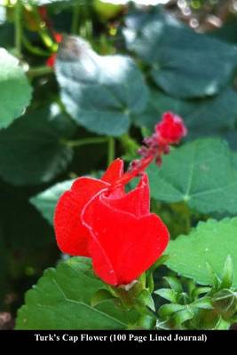 Book cover for Turk's Cap Flower (100 Page Lined Journal)