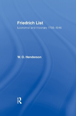 Cover of Friedrich List