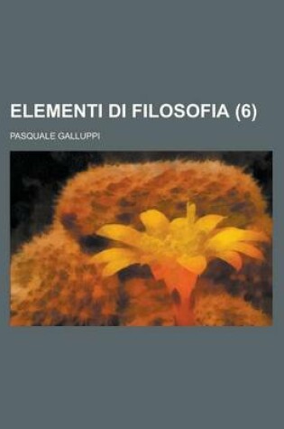 Cover of Elementi Di Filosofia (6)