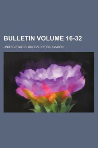 Cover of Bulletin Volume 16-32