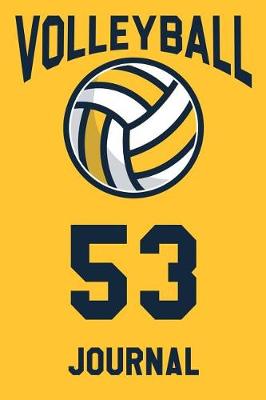 Book cover for Volleyball Journal 53