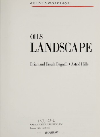 Book cover for Artist's Workshop, Oils-Landscape