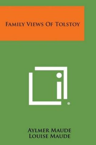 Cover of Family Views of Tolstoy