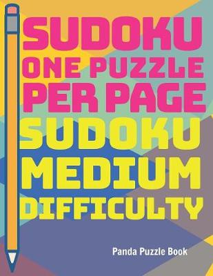 Book cover for Sudoku one puzzle per page - Sudoku Medium Difficulty