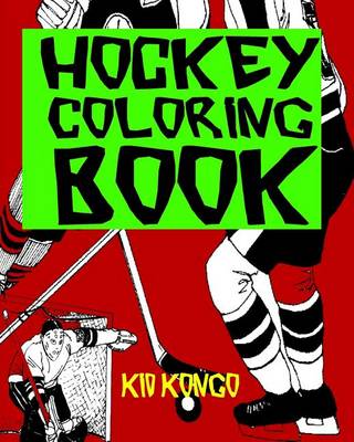 Book cover for Hockey Coloring Book