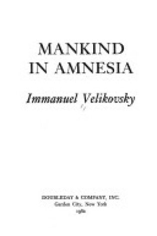 Cover of Mankind in Amnesia