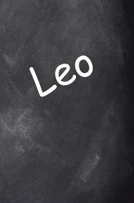 Cover of Leo Zodiac Horoscope Journal Chalkboard