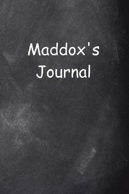 Cover of Maddox Personalized Name Journal Custom Name Gift Idea Maddox