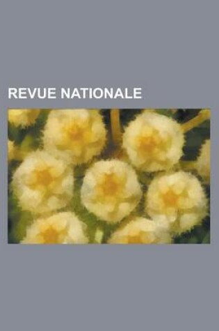 Cover of Revue Nationale