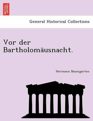 Book cover for VOR Der Bartholomausnacht.