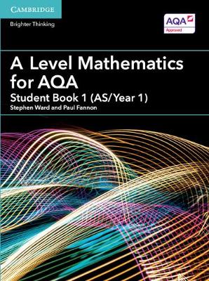 Book cover for A Level Mathematics for AQA Student Book 1 (AS/Year 1)