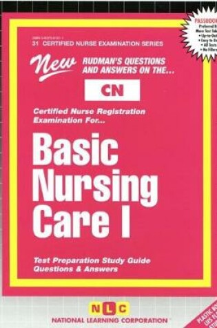 Cover of Basic Nursing Care I